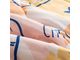 Комплект постельного белья Сатин со стеганым одеялом цвет Cats 100% хлопок размер 150*210 см(180*220 см) OBK005