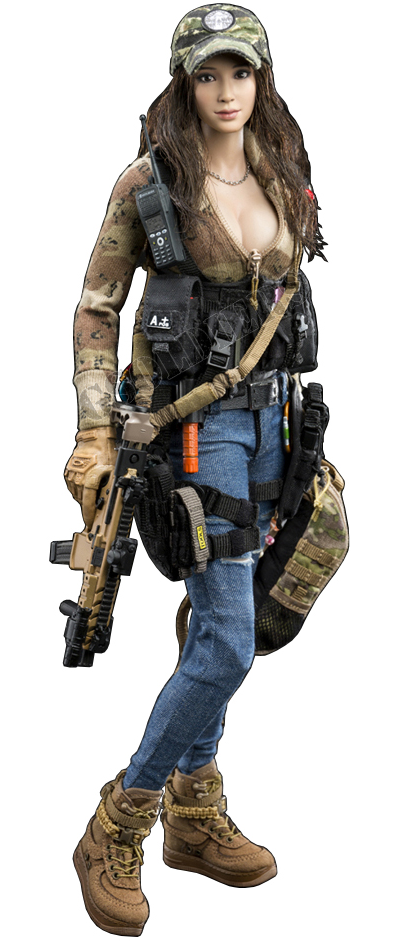 КОЛЛЕКЦИОННАЯ ФИГУРКА 1/6 scale COMBAT GIRL SERIES PISCES LUCY (DCG004) - DAMTOYS