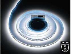 Лента светодиодная 2835, 900LED, 12V,  ХОЛОДНЫЙ белый  (6300-6700к), 72W/5м, 10 мм, IP20, AQ