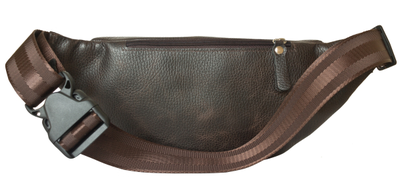 Кожаная поясная сумка Atessa brown (арт. 7009-04)