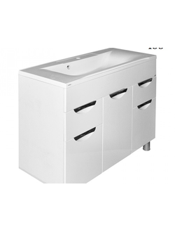 Тумба для ванной Микслайн ЭТЬЕН 65 75 80 90 100 см ПВХ с раковиной Andrea Элен 65 75 80 90 100см