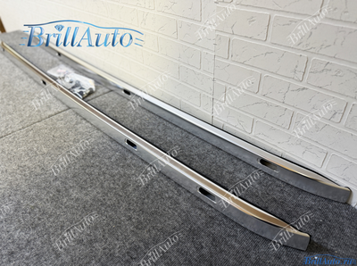 Рейлинги Toyota Land Cruiser 200 серебристые матовый хром