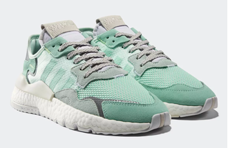 Adidas Originals Nite Jogger Green (зеленые с белым)