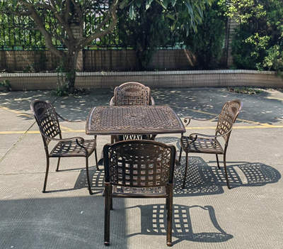 Комплект мебели из литого алюминия Rossi