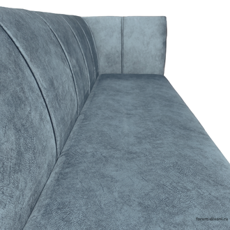 Кухонный ДИВАН "ФОРУМ-8" с боковой спинкой, Серый Правый