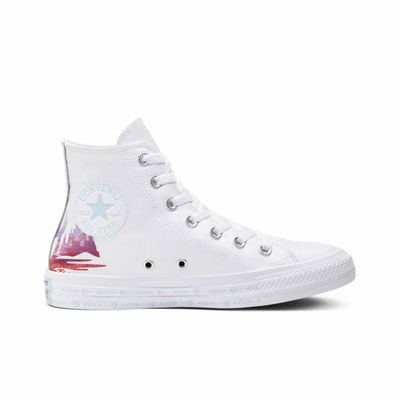 Кеды Converse Chuck Taylor All-Star Hi Frozen 2 белые высокие 167357C