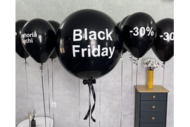 Оформление шарами магазина, офиса