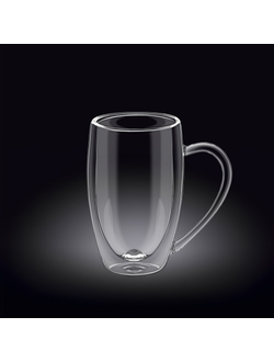 Кружка 300 мл, d 75 мм, h 120 мм, с двойными стенками Термостекло