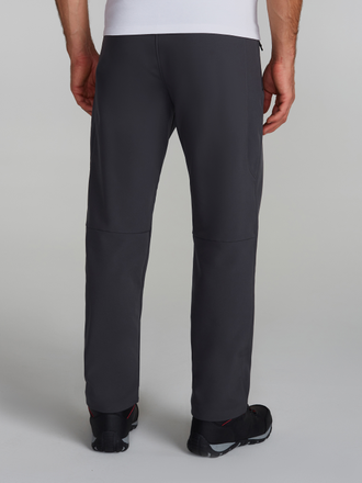 Утепленные спортивные брюки  мужские 261BM-1402, темно-серые