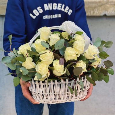 Корзина Белый сад