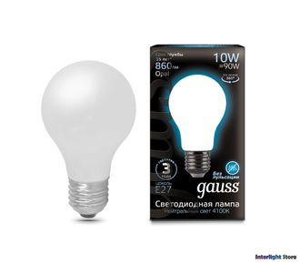 Gauss LED Filament A60 OPAL 10w 840 E27