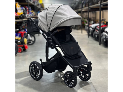 Детская коляска 3 в 1 Luxmom 808 Серый Экокожа