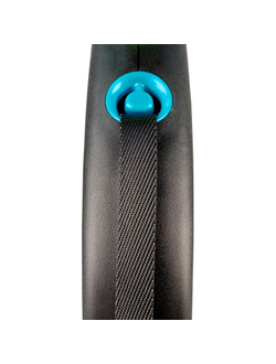 Flexi рулетка Black Design S (до 12 кг) 5 м трос черный/синий