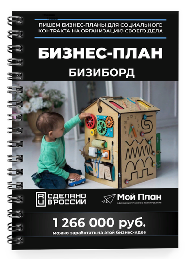 Бизнес-план по производству бизибордов для соцконтракта