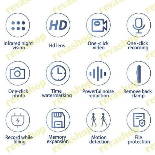 Мини видеокамера, карманная видеорегистратор, нагрудный видеорегистратор, Full HD, портативная камер