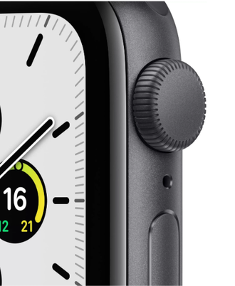 Умные часы Apple Watch SE GPS 40мм Aluminum Case with Sport Band, серый космос/темная ночь