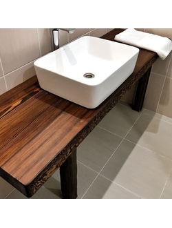 столешница, стол, столешница под раковину, столешница в ванную, мебель для ванной, массив, дуб, вяз