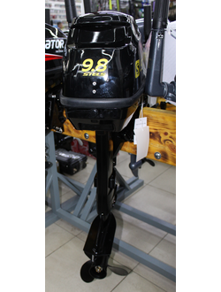 Мотор лодочный STELS 9.8HP со счетчиком (Черный)