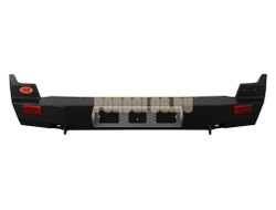 Задний силовой бампер серии Туризм на Chevrolet NIVA 2002-2020 (03.116.01)