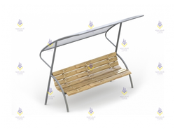 1580 Диван с навесом