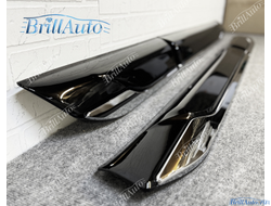 Молдинги Toyota Land Cruiser 300 черные