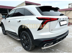 Защита заднего бампера  Папа Тюнинг d53 для HAVAL F7 2024-