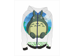 Толстовка на молнии с полной запечаткой Мой сосед Тоторо, Totoro №28