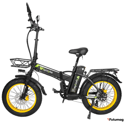 Электровелосипед SYCCYBA H1 (F10) 20AH желтый