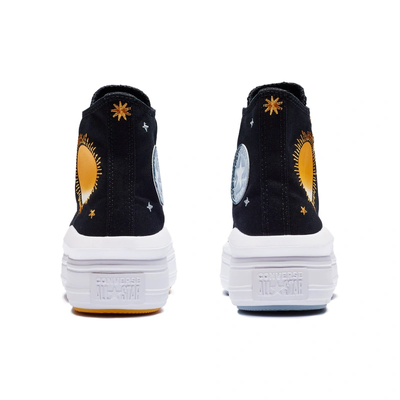 Converse Move Black White Orange