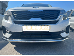 Защита переднего бампера Папа Тюнинг d42 для KIA Seltos 2020-