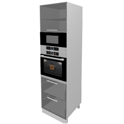 ЛЕ286 Шкаф кухонный Аляска ПП-962 (600). Размер: 600*3232*566.