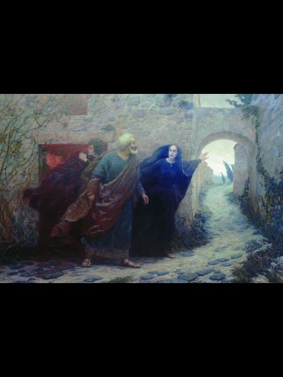 Купить греющую картину с фото репродукции утро Воскрешения