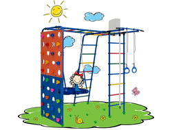 ДСК Street 2 с качелями "гнездо" 8 в 1