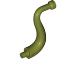 Elephant Tail / Trunk with Bar End - Long Straight Tip, Olive Green (80497 / 6372545)