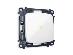 Выключатель 1-кл с подсветкой 3200К Белый глянец - Ambrella Volt - OMEGA