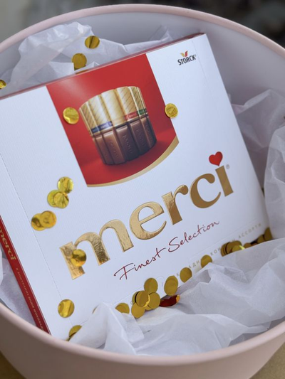 Шоколадные конфеты Merci 250 гр.