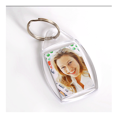 Заготовка брелок акриловый. ФОТО: 35х58 мм.
