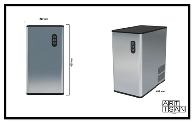 Система мгновенного кипячения воды с газацией и охлаждением 5в1 AQUAHOT ASPEN Chrome (хром)