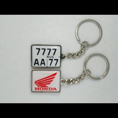 Комплект для изготовления мото-брелков (заготовки с бортиками), 10 штук.