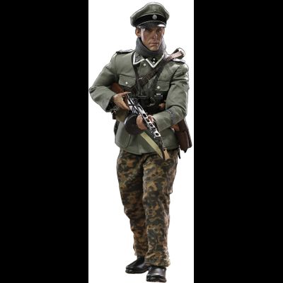 Немецкий командир в зимнем обмундировании - КОЛЛЕКЦИОННАЯ ФИГУРКА 1/6 scale Action figure Fredo - SS-Panzer-Division Das Reich MG42 Gunner Ver C (D80132) - DiD