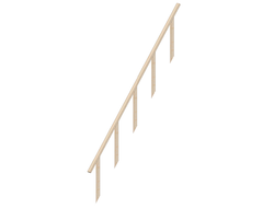 Комплект перил с прямыми балясинами ПЛМУ-02