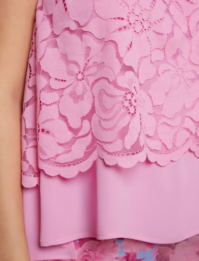 Топ нарядный розовый