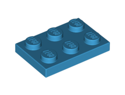 Plate 2 x 3, Dark Azure (3021 / 6089837 / 6144149)