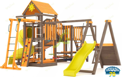 Всесезонная площадка IgraGrad С Мостик 2 с трубой SF Омск