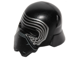 Minifigure, Headgear Helmet SW Kylo Ren Pattern, Black (20950pb01 / 6124603)