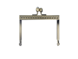 Фермуар металлический пришивной 8х6,5см FER-13 Gamma бронза