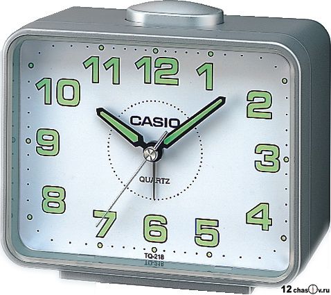Японский будильник Casio TQ-218-8E купить в интернет-магазине 12chasov.ru