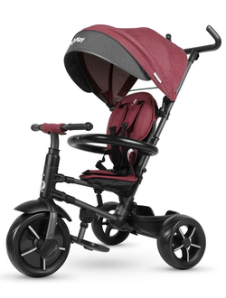 Велосипед трехколесный складной Q-Play STAR EVA колеса 10 и 8 Фиолетовый