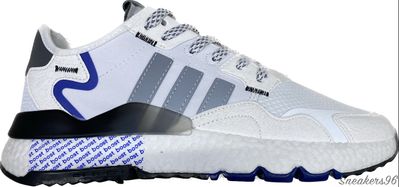 Adidas Nite Jogger Grey/white Мужские (41-45)
