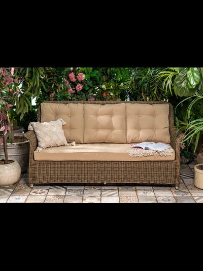 Плетеный диван Opal 3-x местный